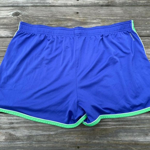 Champion Women Shorts Sport Athletic Powertrain Double Dry Blue Shorts Size XL - Picture 4 of 10